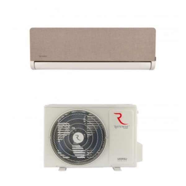 Klimatyzator pokojowy Rotenso Versu Cloth Caramel VCC26Xi R15 + Rotenso Versu VO26Xo R15 2.6 kW