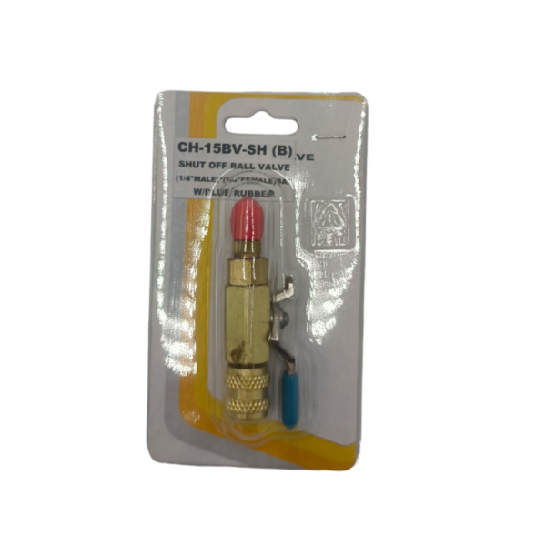 Zawór kulowy do węża serwisowego SHINEYEAR CH-15BV-SH-B (1/4" SAE)