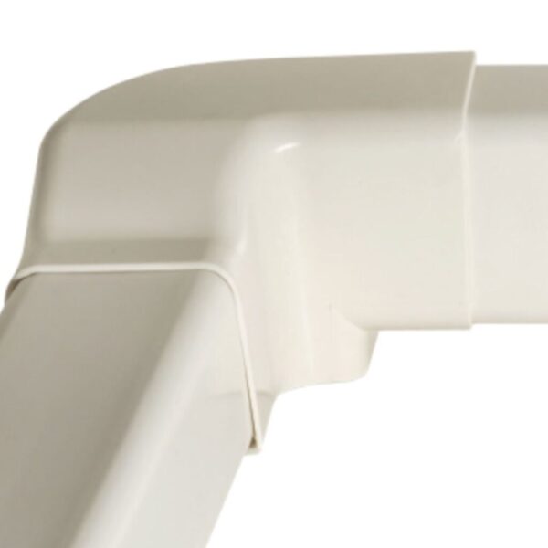 Kolano prawe pionowe do koryt 80 x 60 mm