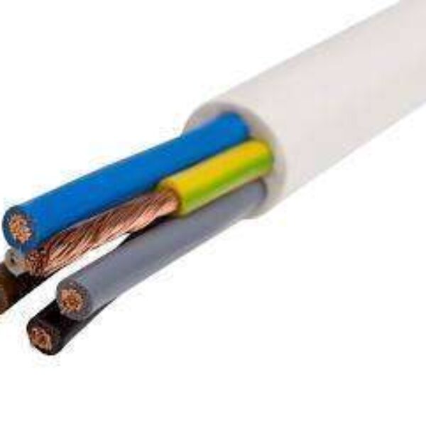 Przewód OWY 5 x 1,5 mm2 okrągły biały 300/500V linka -1 mb. (Konfigurator)