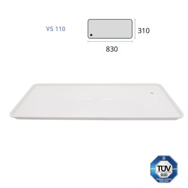 Taca ociekowa 830x310 mm Rodigas VS110