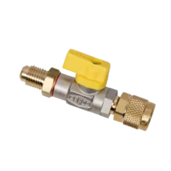 Zawór serwisowy kulowyREFCO CA-1/4”SAE-1/2"-20 UNF-Y (1/4" x 5/16")