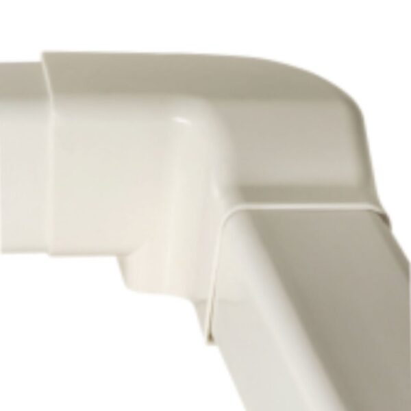 Kolano lewe pionowe do koryt 80 x 60