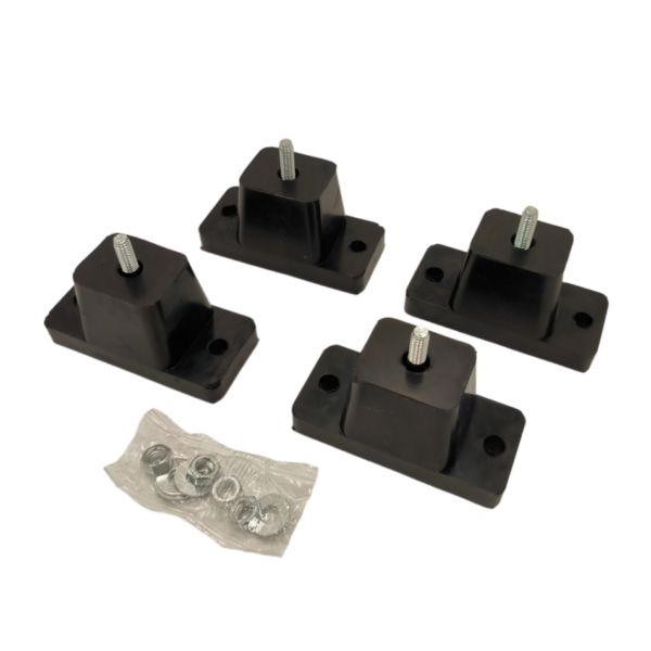 Gumowe stopki , podkładki antywibracyjne (kpl. 4 szt.) 107 x 48 x 58 mm (K)