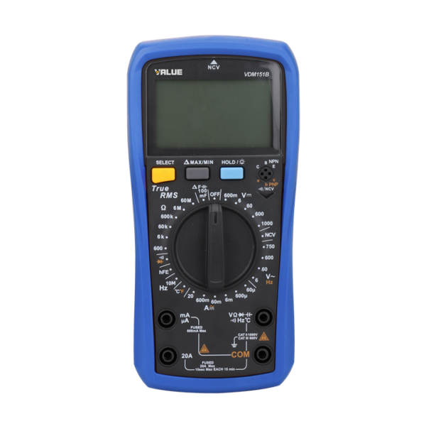 Multimetr cyfrowy VALUE VDM-151B