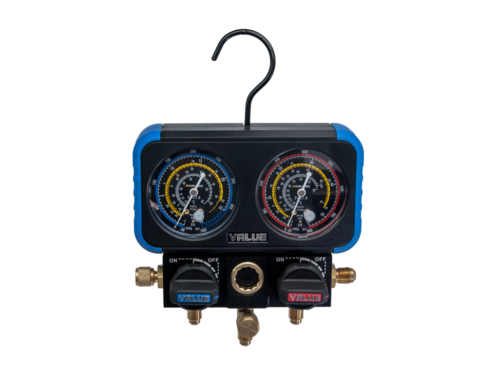 Zestaw podwójnych manometrów analogowych NAVTEK VRM2-B-0801