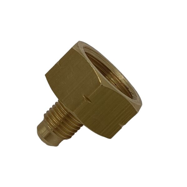 Redukcja na butlę 1/4" x W21,8-14 z prawym gwintem