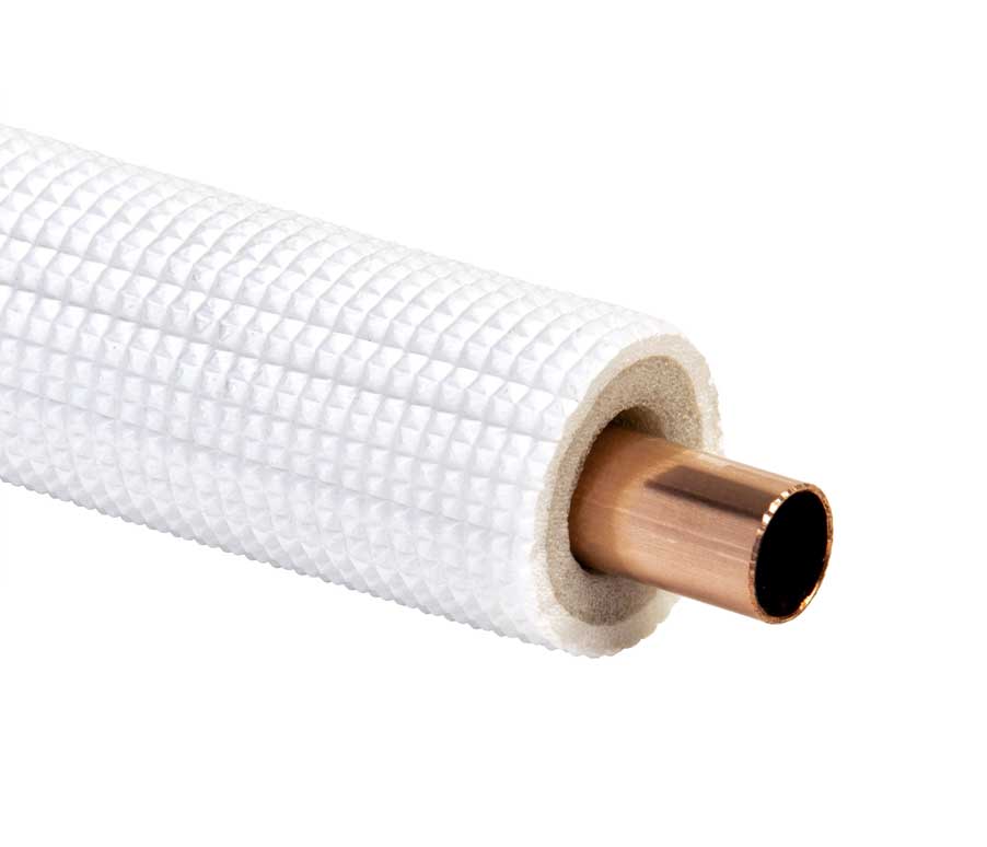 Rura miedziana w otulinie 1/4” (6,35 mm) x 0,7 mm SPRZEDAWANA W ODCINKACH CO 1 METR BIEŻĄCY