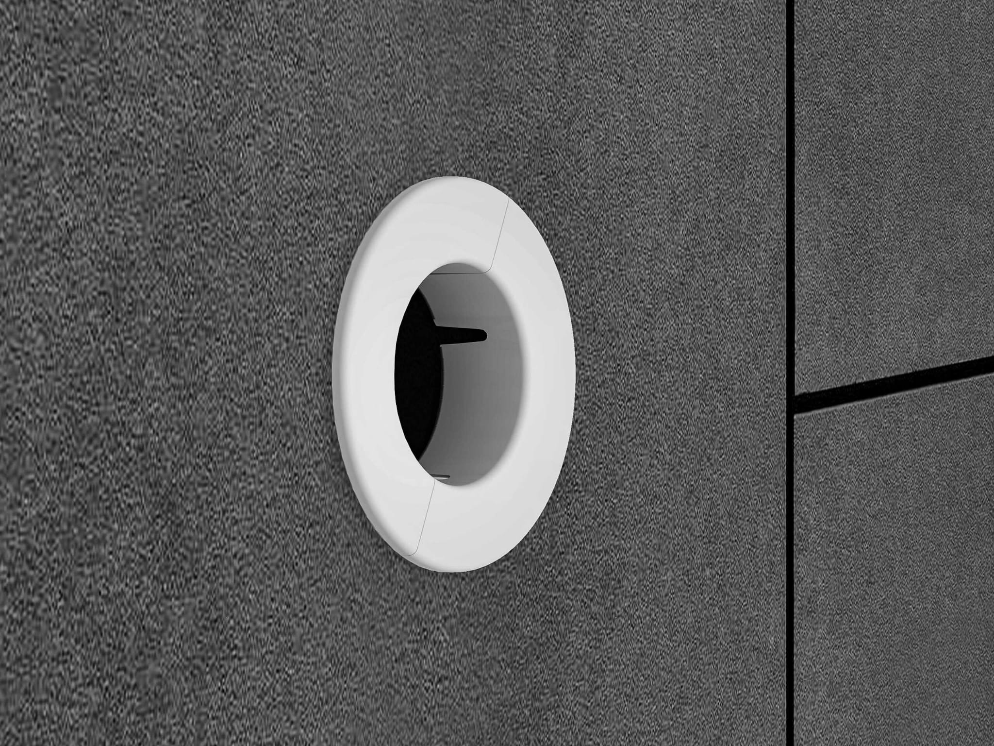 Rozeta BRSPlast 60 mm, maskownica otworu BRS BRS-003 - obrazek 3