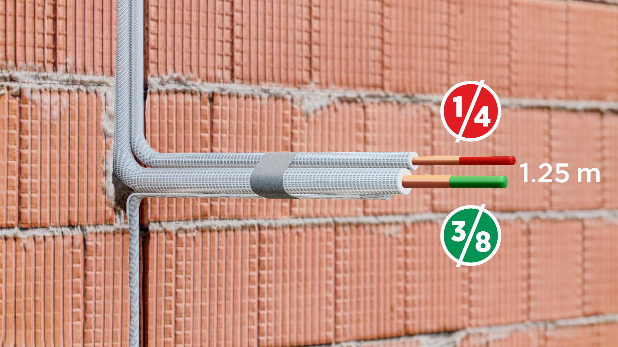 Wkłady zabezpieczające do rur 1/4"-3/8" BRS BRSsafepipe BRS-SP01 - obrazek 5