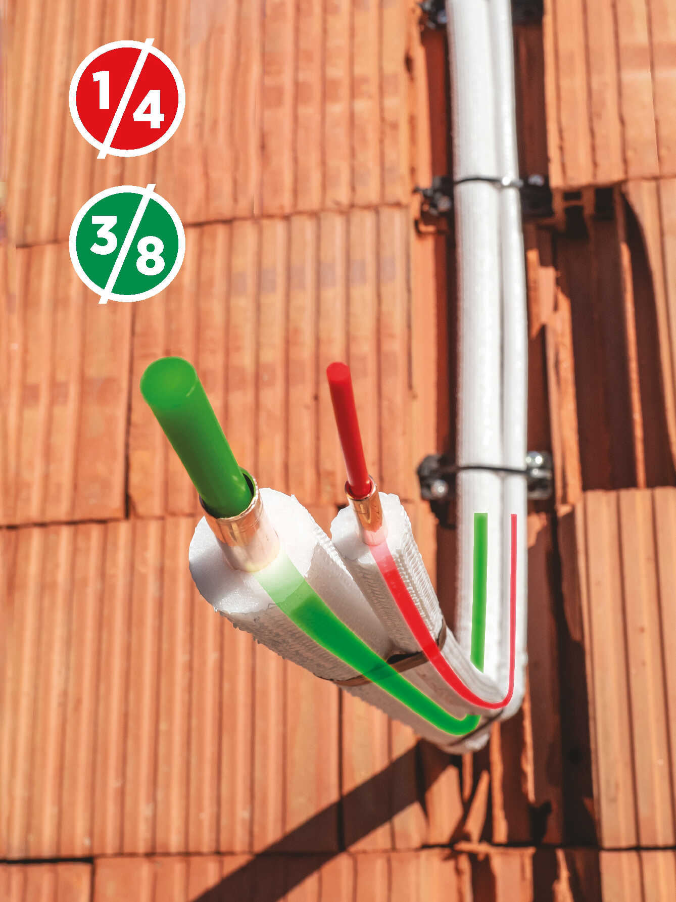 Wkłady zabezpieczające do rur 1/4"-3/8" BRS BRSsafepipe BRS-SP01